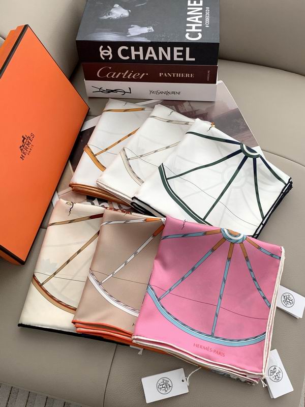Hermes silk scarf 88.5X88.5cm E082501